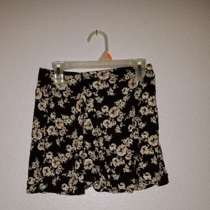 🌞Forever 21 Floral flower snap button Flowy Skirt